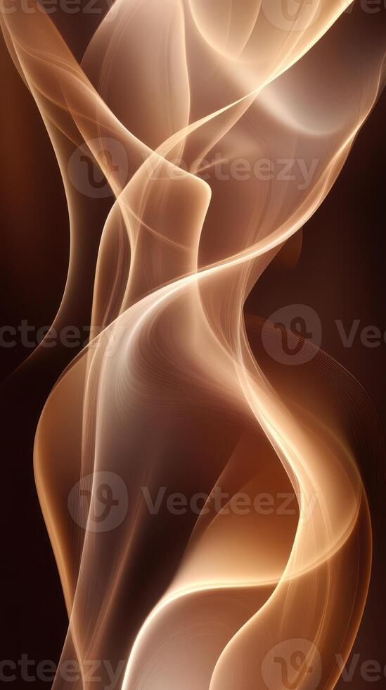 Swirling patterns of warm hues create a mesmerizing abstract design in a dynamic and elegant composition photo