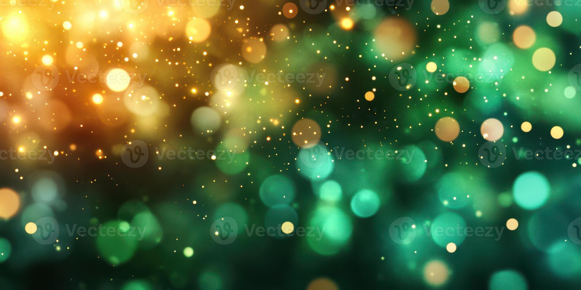 Bright, sparkling bokeh lights create a festive atmosphere at a celebratory event in the evening photo