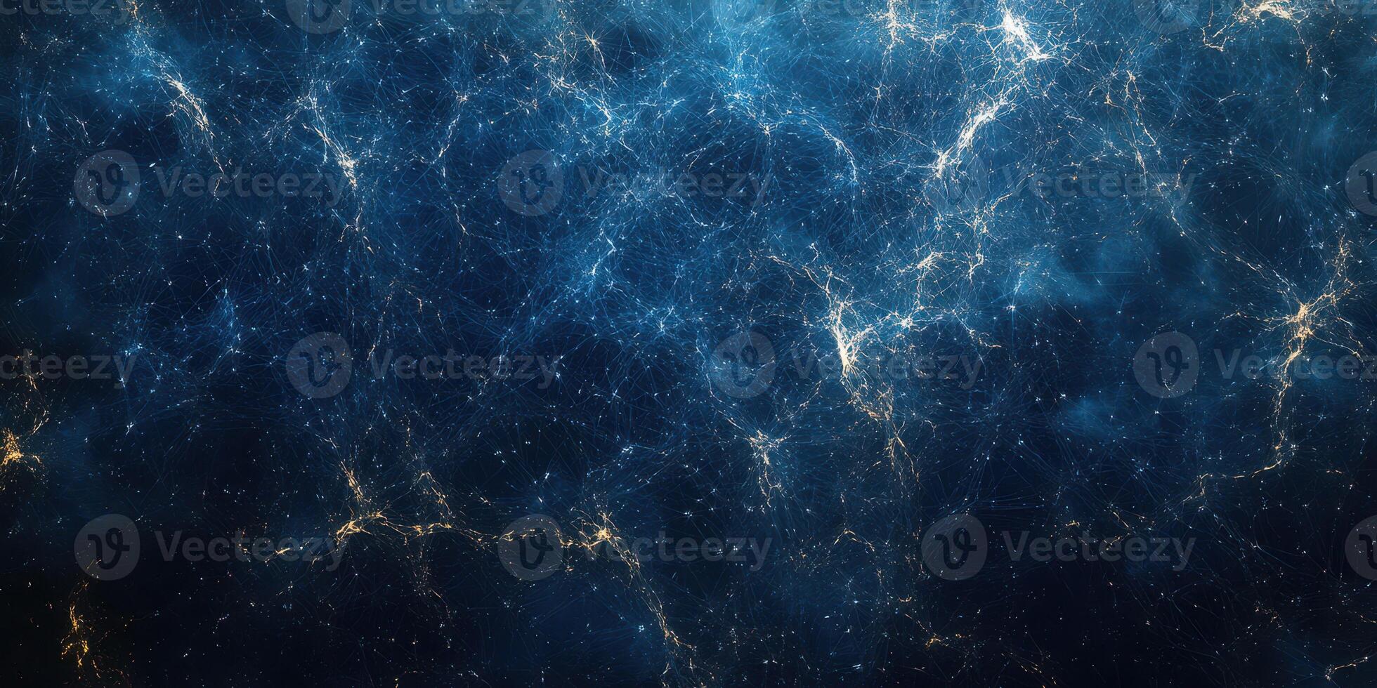 Exploration of cosmic structures revealing vast networks of galaxies in deep space photo