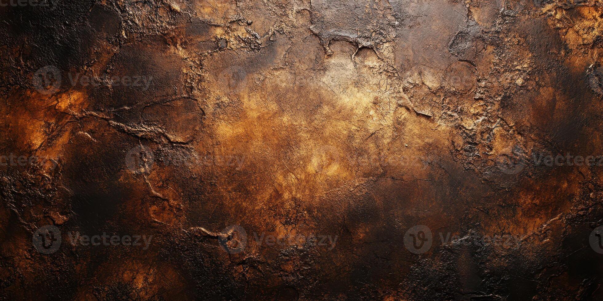 Textured wall surface displaying warm brown tones with intricate patterns and natural aging effects photo