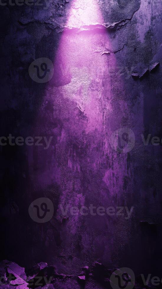 Illuminated purple texture with a mystical atmosphere in a dim setting photo