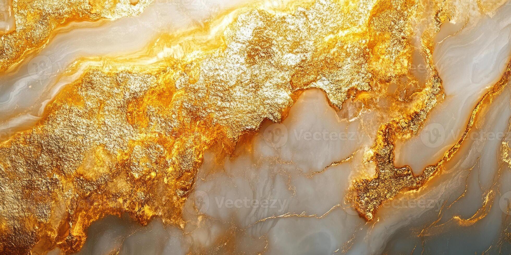Golden marble with intricate patterns showcasing unique textures and colors in a luxurious design space photo