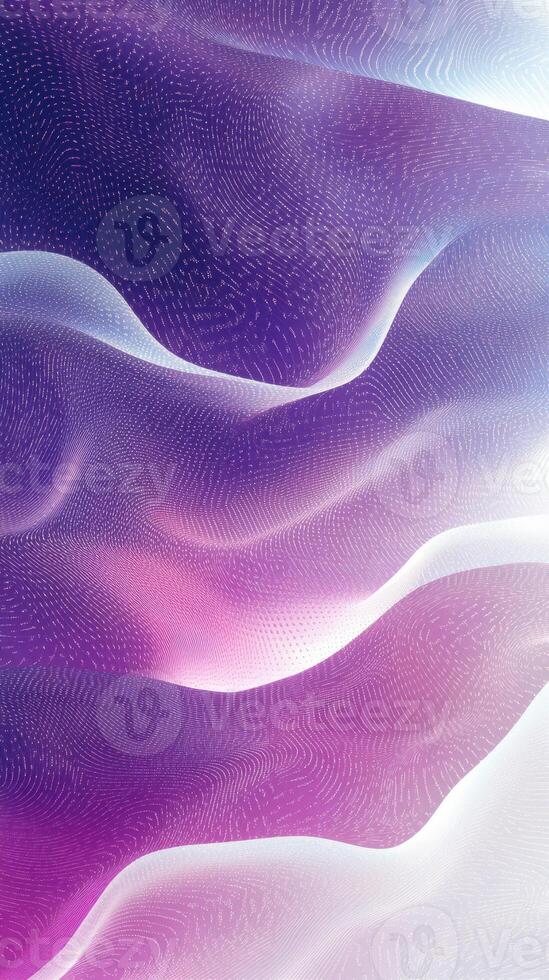 Colorful abstract waves create a serene and dynamic visual effect in a digital artwork photo