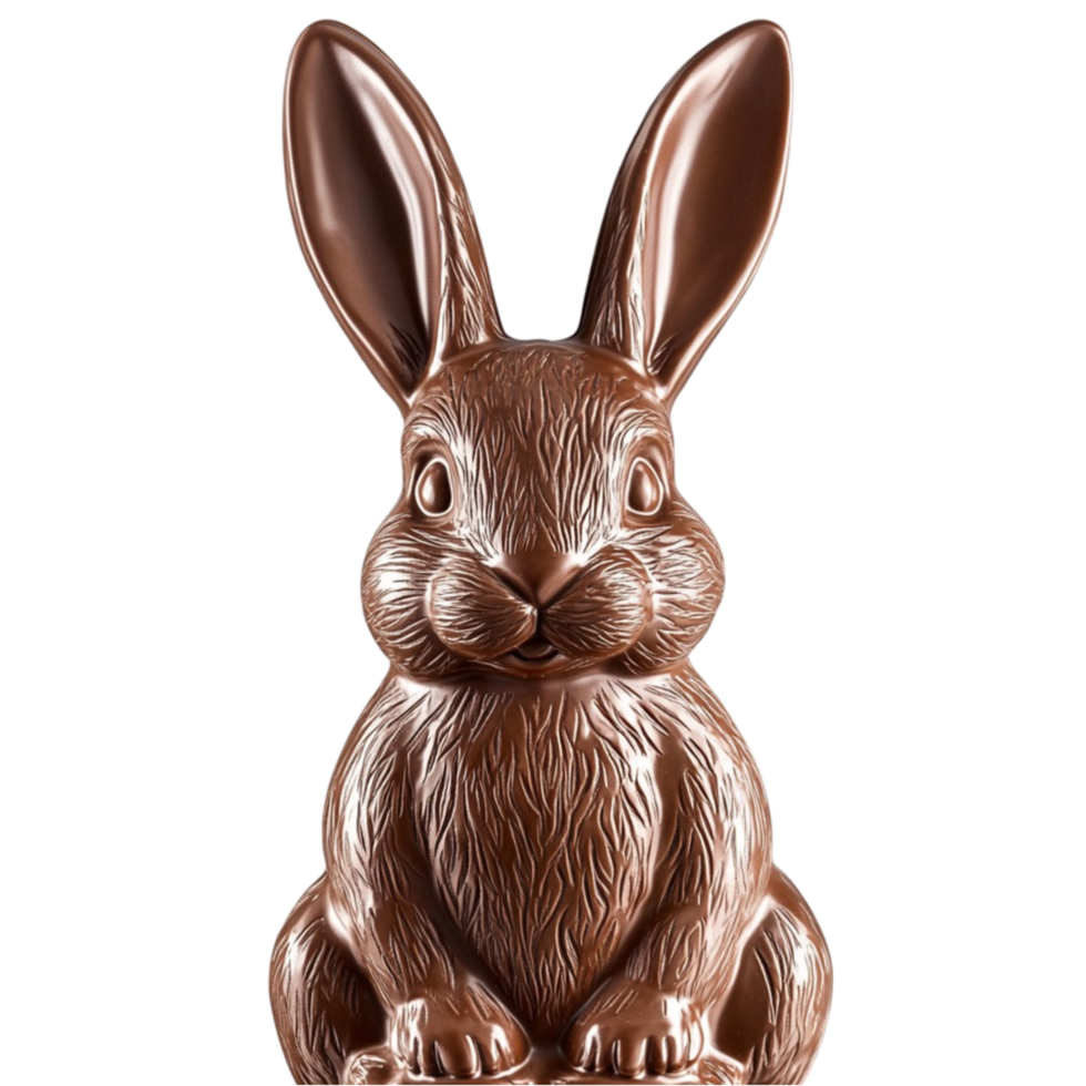 Chocolate easter bunny for a sweet spring celebrate png