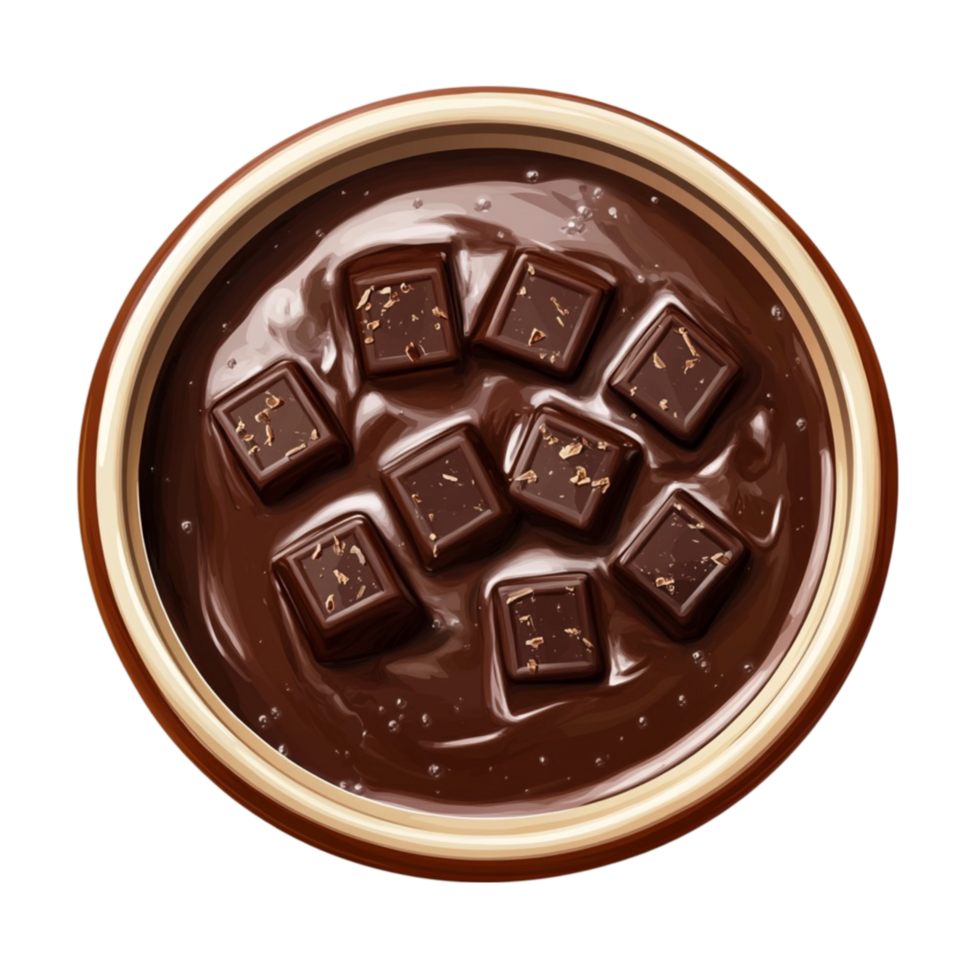 chocolate in a bowl png