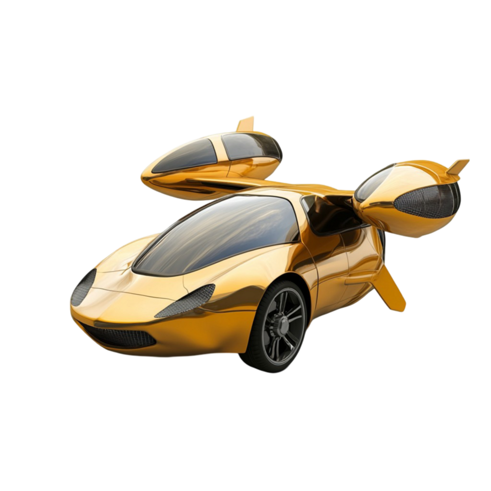 Elegant Gold Plated Car With A Modern And Stylish Design png