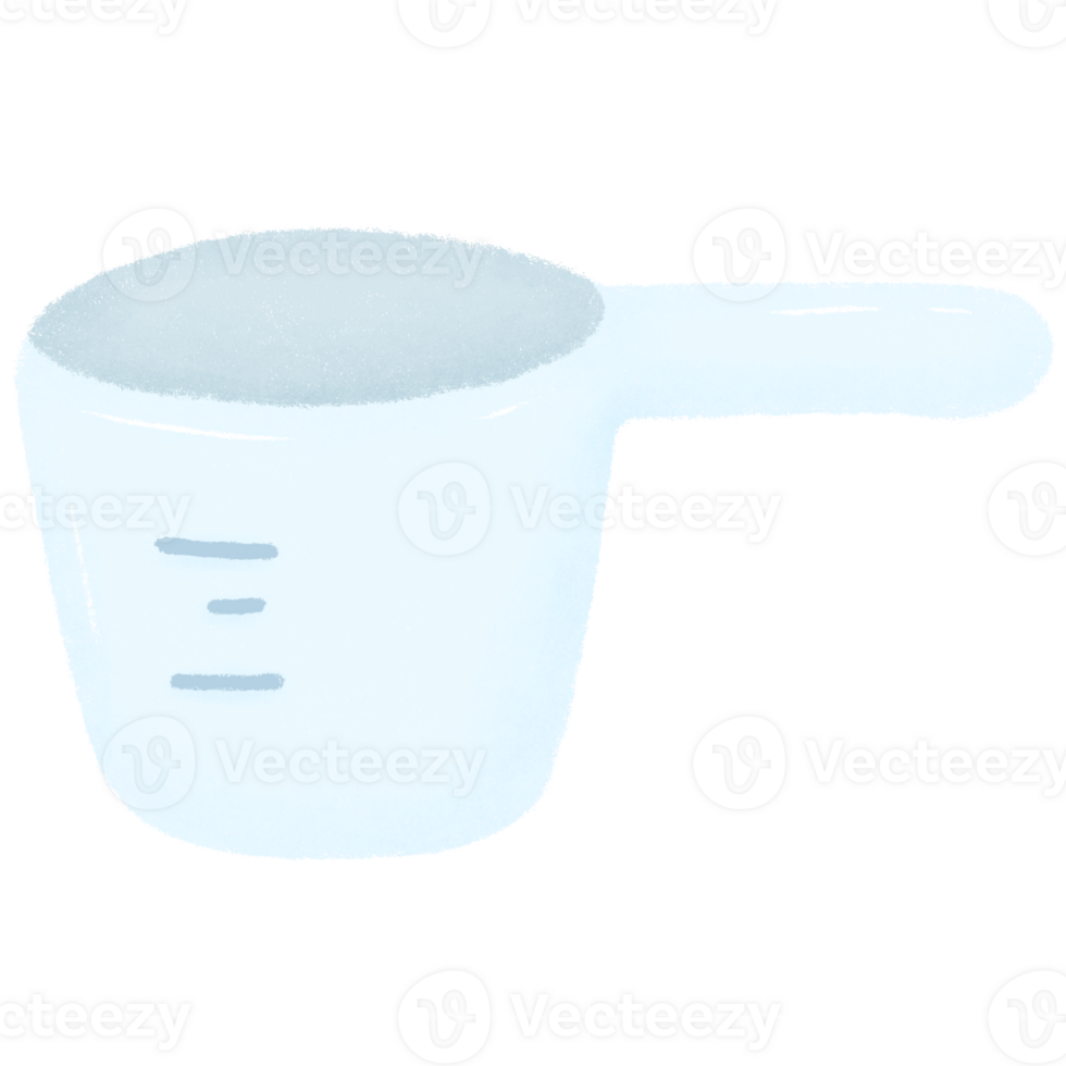 Glass measuring cup png