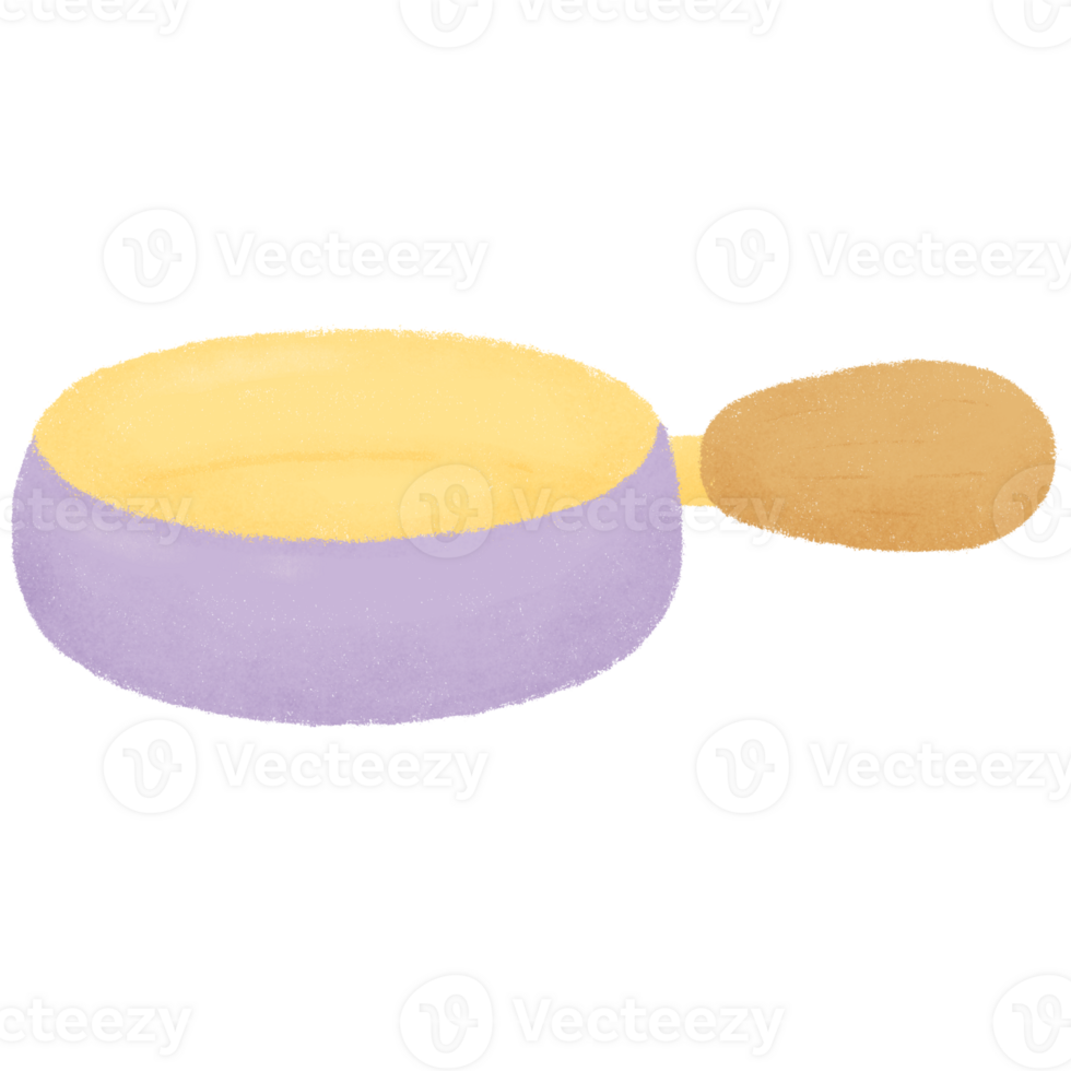 Purple fried pan png