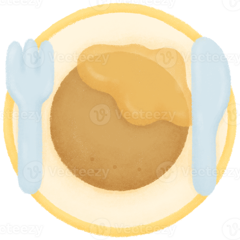 pannkakor med sirap på tallrik png