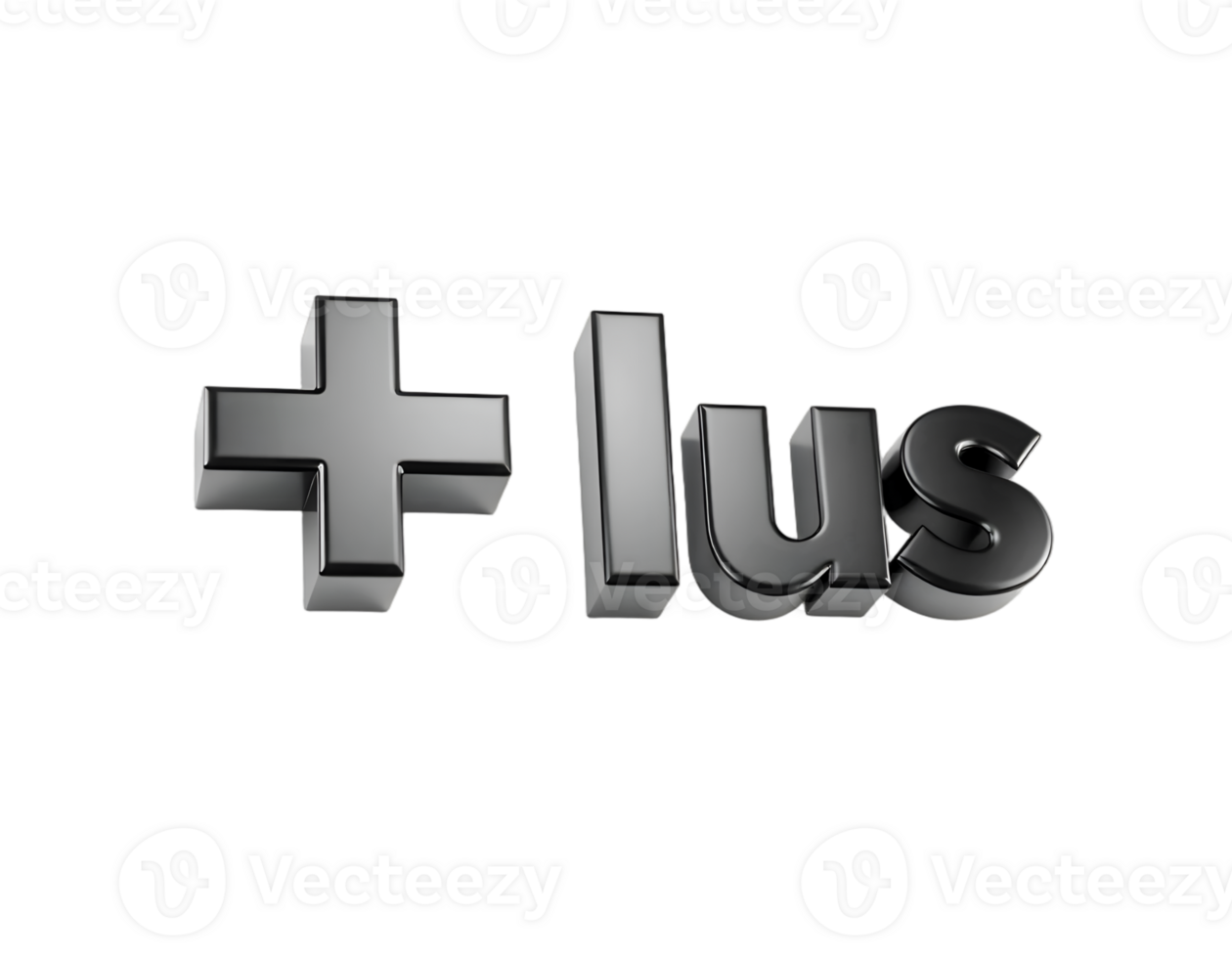 3D Illustration of the word Jesus isolated on a transparent background png