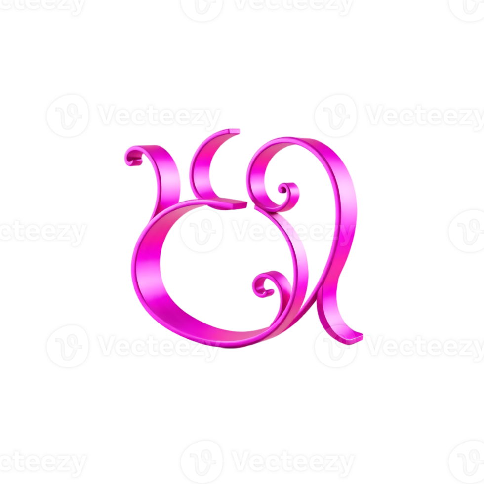 illustration of pink ribbon in the shape of the letter B png