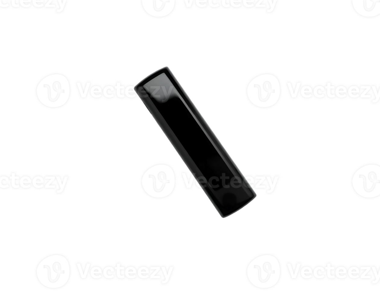 Realistic black phone holder isolated on transparent background png