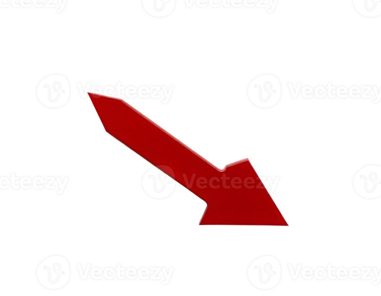 Red arrow down png
