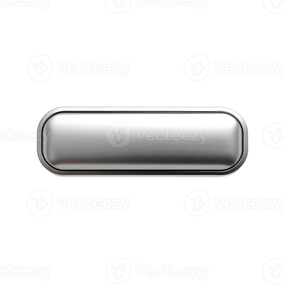 Metal button isolated on a transparent background png