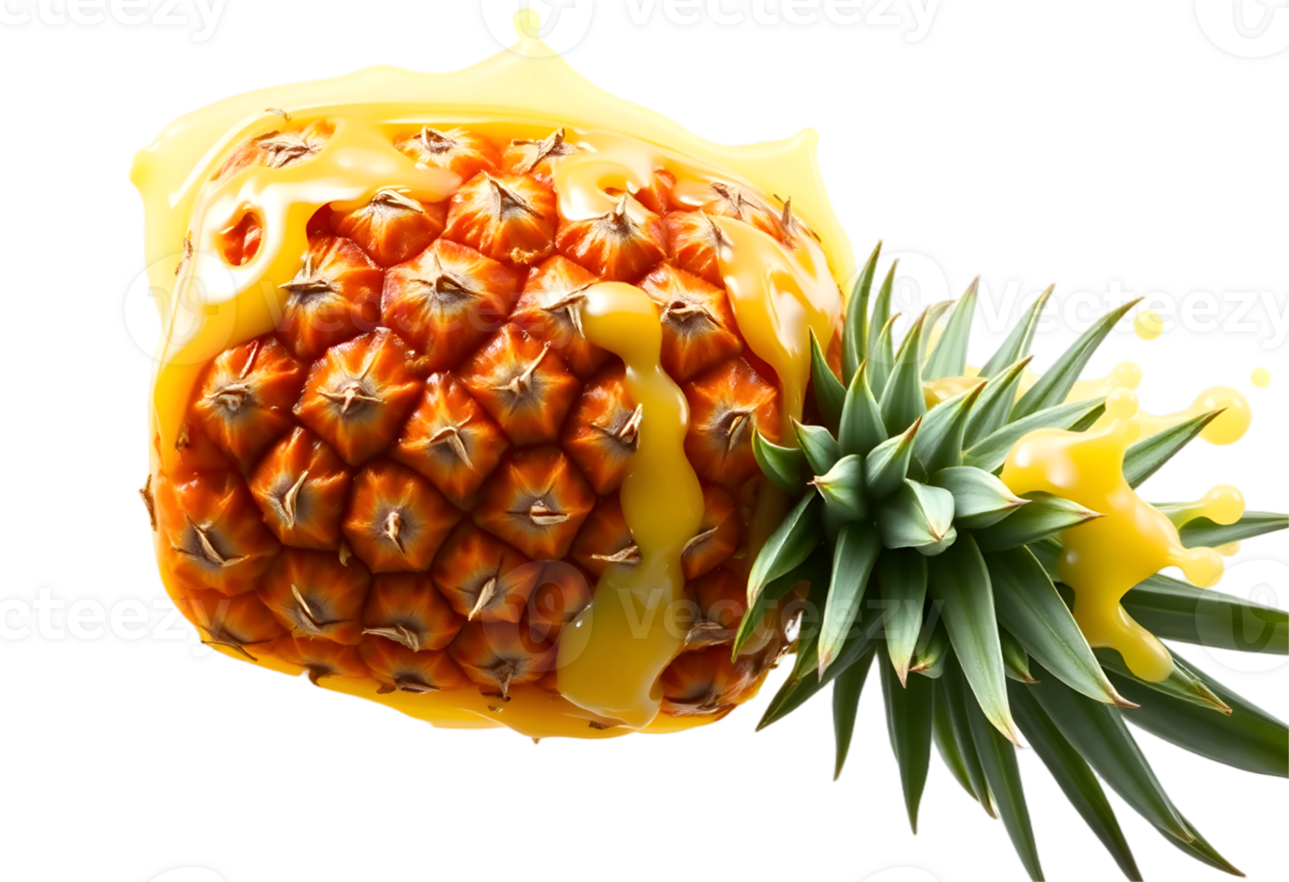 Pineapple on a transparent background png