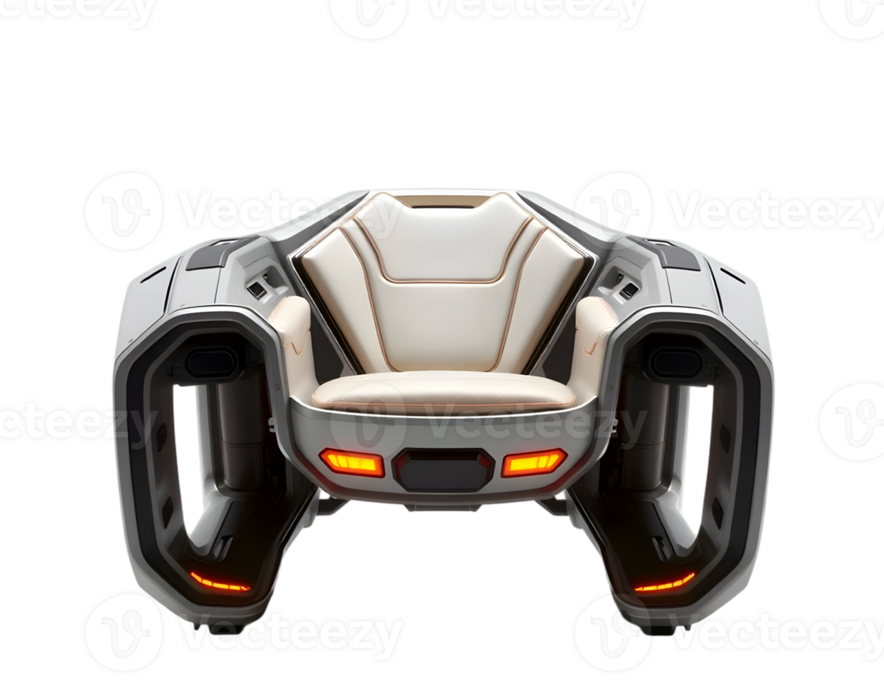 3d rendering of a hoverboard isolated on a transparent background png