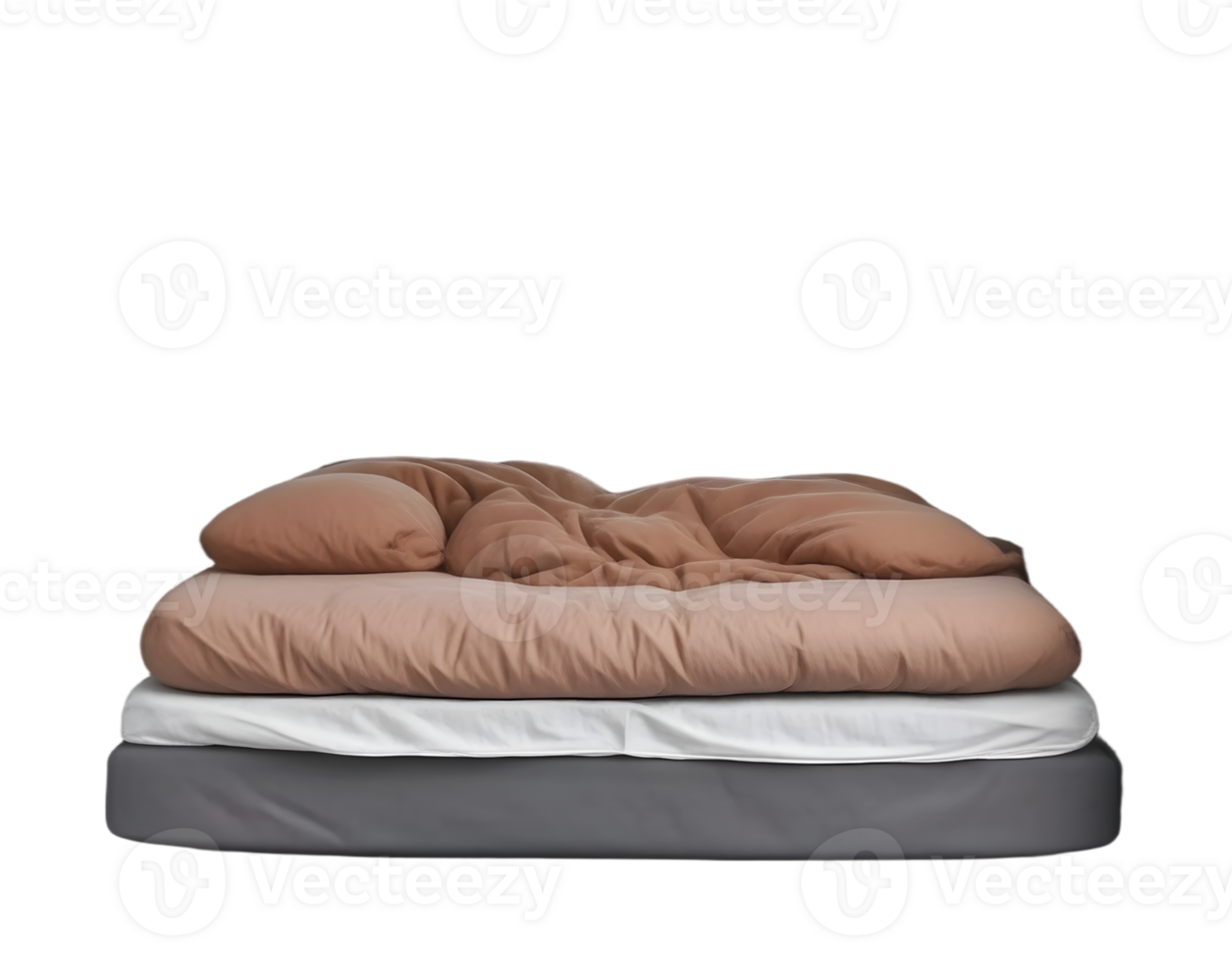 Bed isolated on a transparent background png