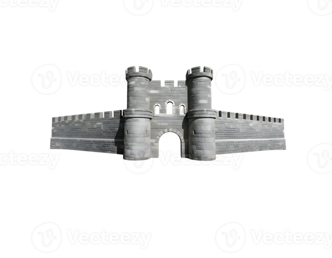 Castle isolated on a transparent background png