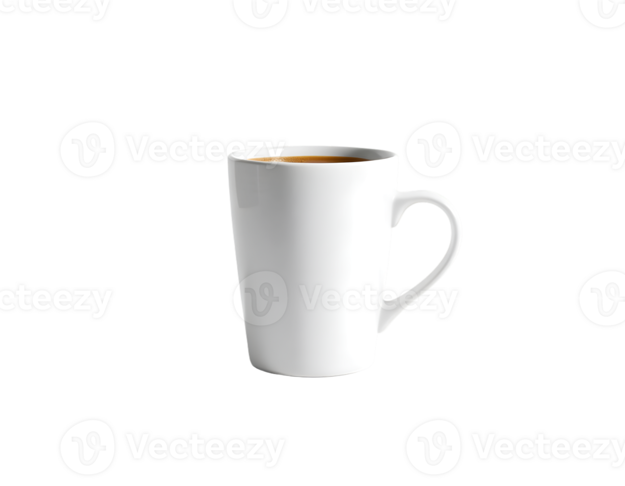Realistic 3d Coffee Cup Isolated on Transparent Background png