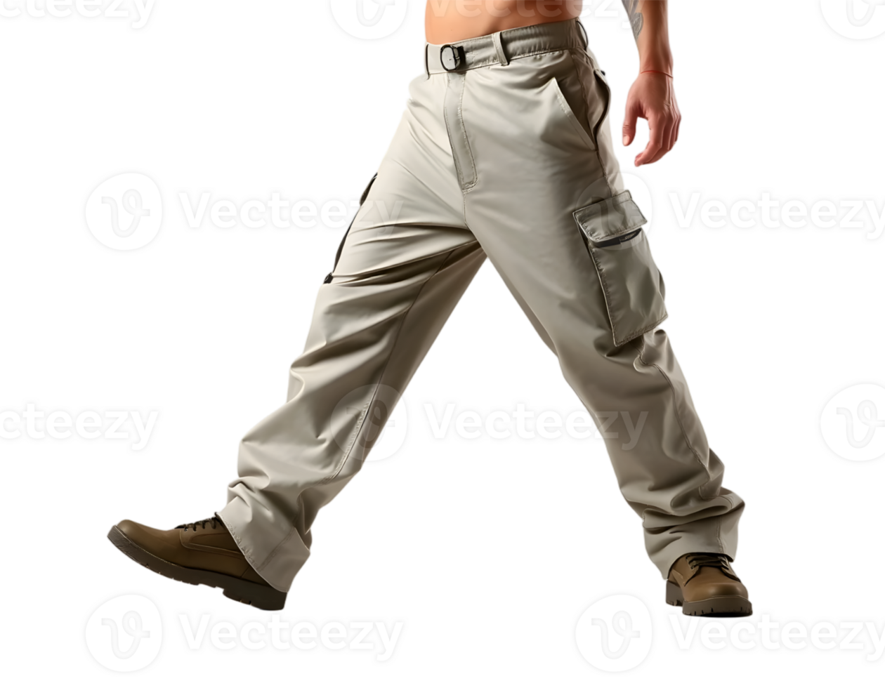 Male legs in pants and shoes png