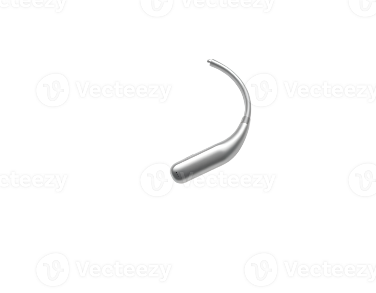 Realistic metal hook isolated on transparent background png