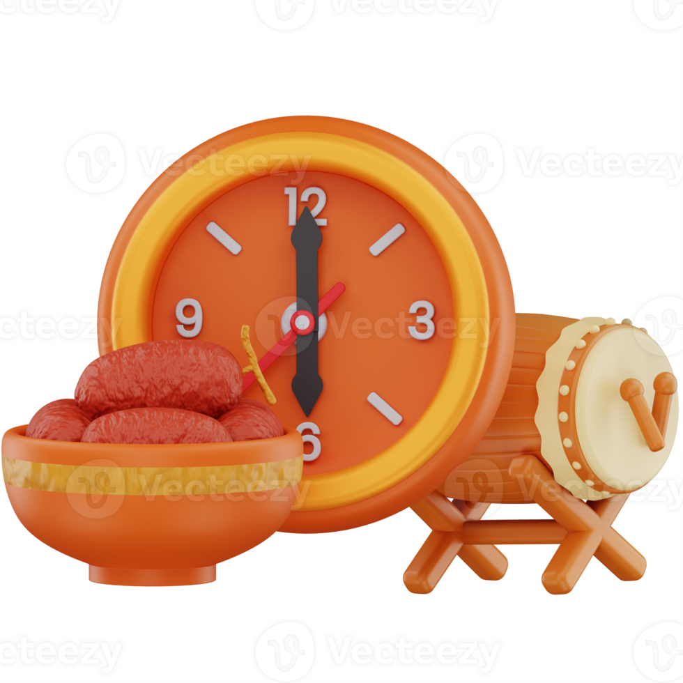 Ramadhan Iftar Time 3D Icon Illustration png
