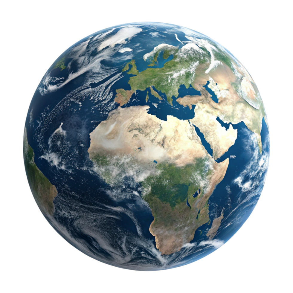 Earth globe planet transparent background png