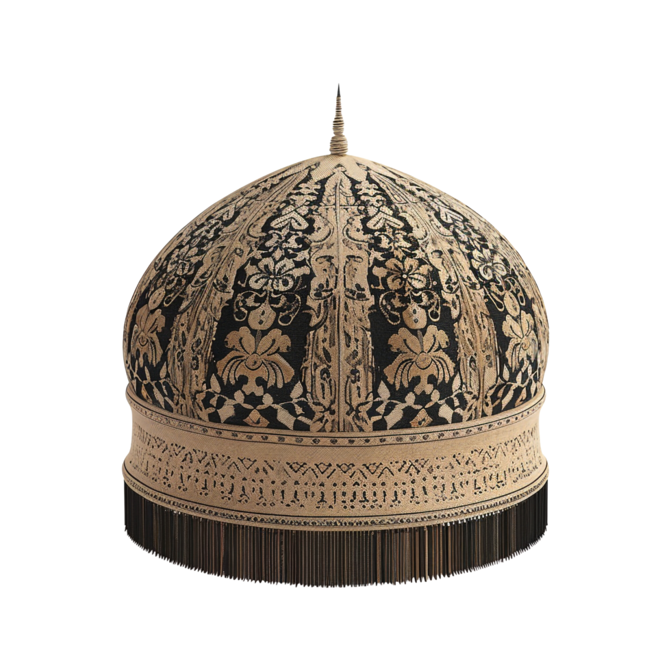 a large, ornate, black and white, decorative, headdress png