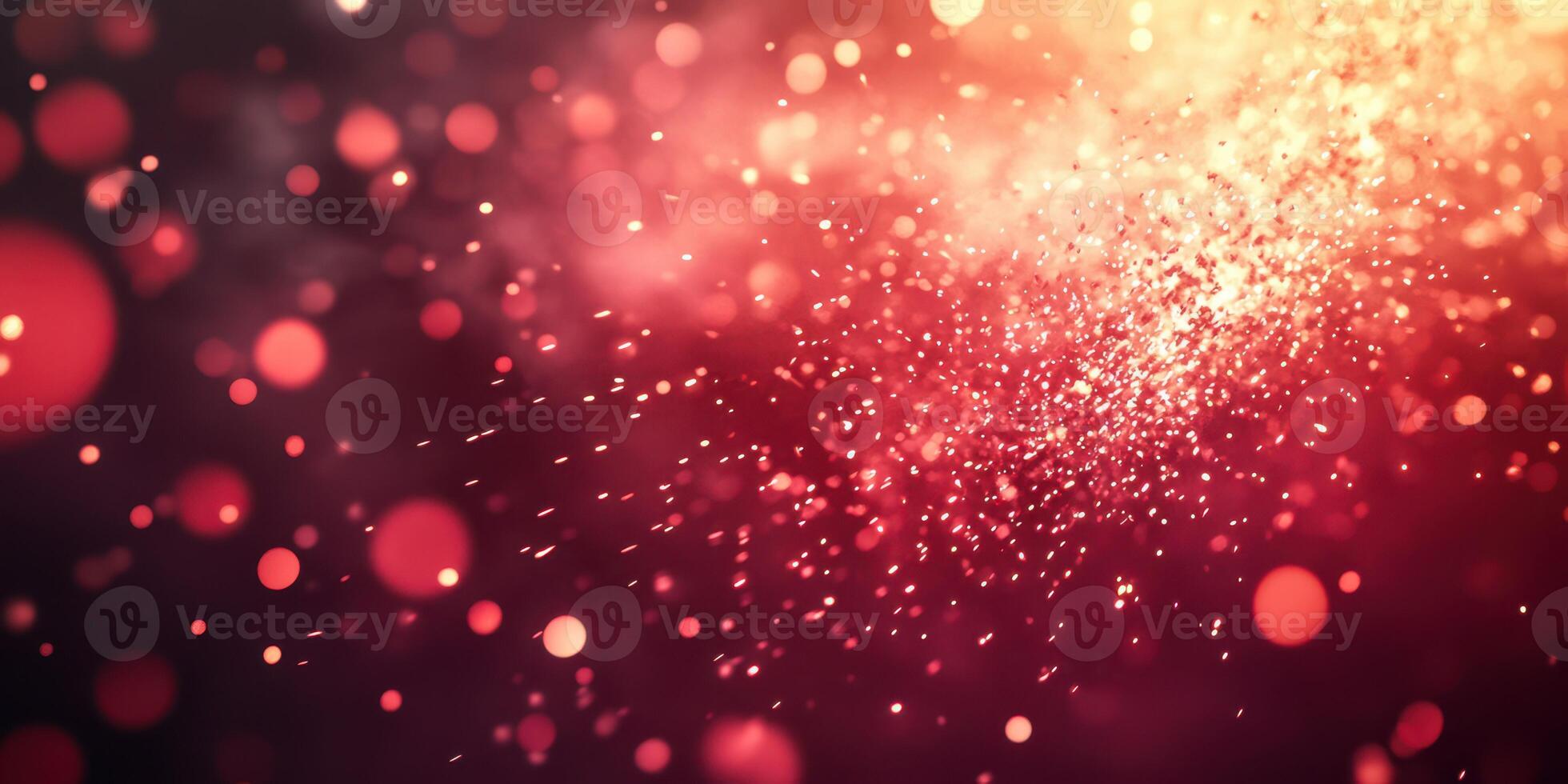 Colorful bokeh lights create a vibrant atmosphere in a festive setting during evening celebrations photo