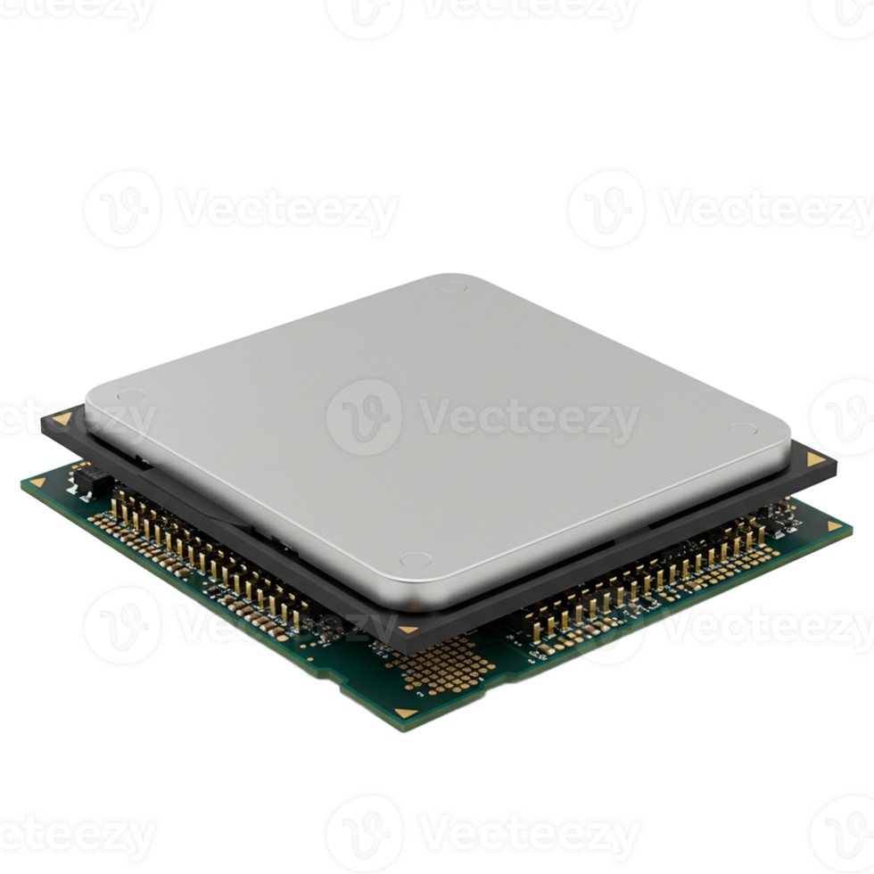 Computer processor highlighting essential components for device performance. png