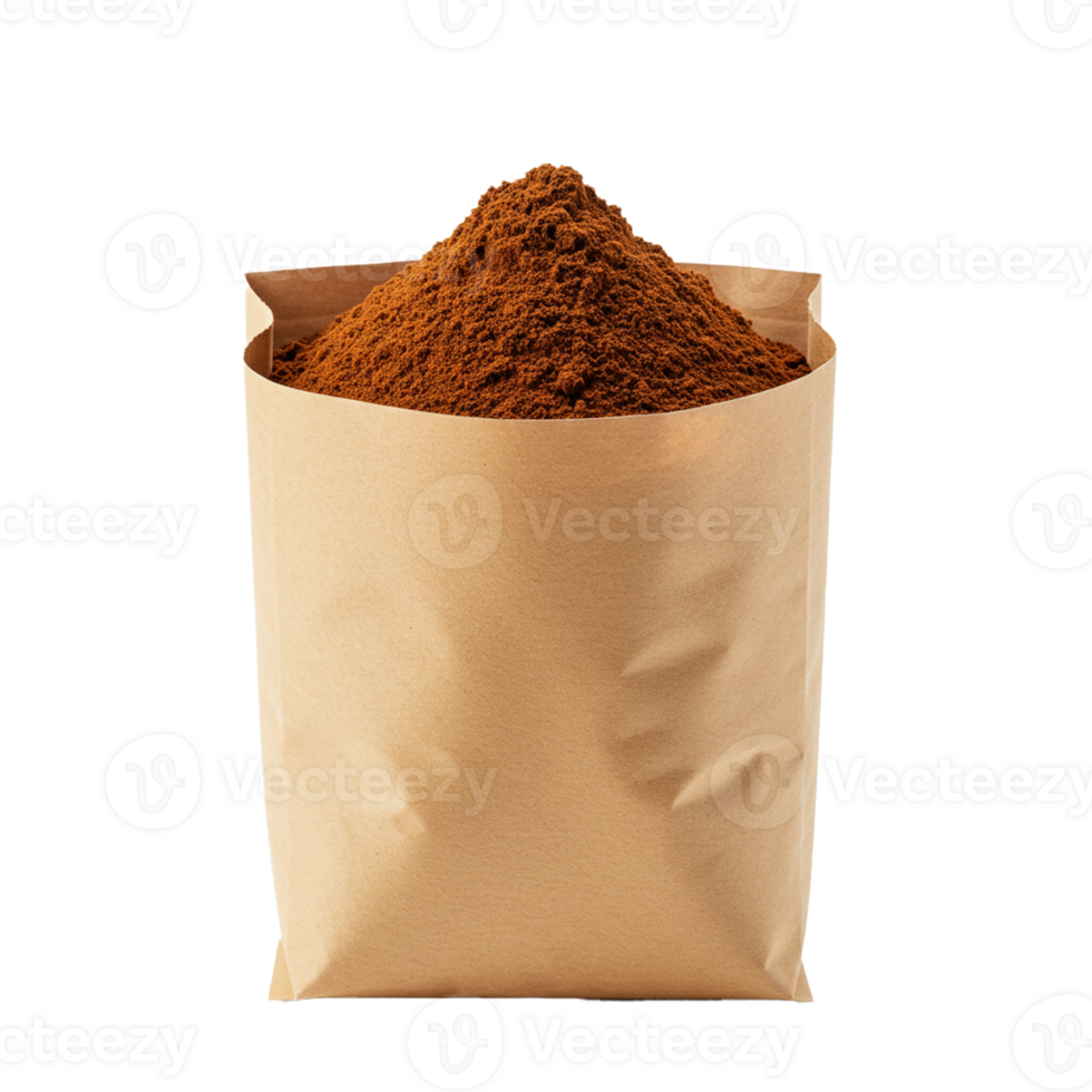 Cocoa powder ready for baking and making delicious chocolate treats. png