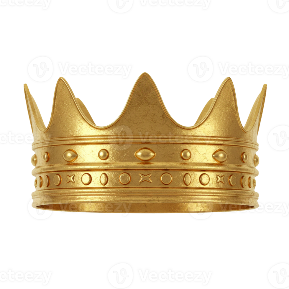 Golden crown representing royalty and elegance for special occasions. png