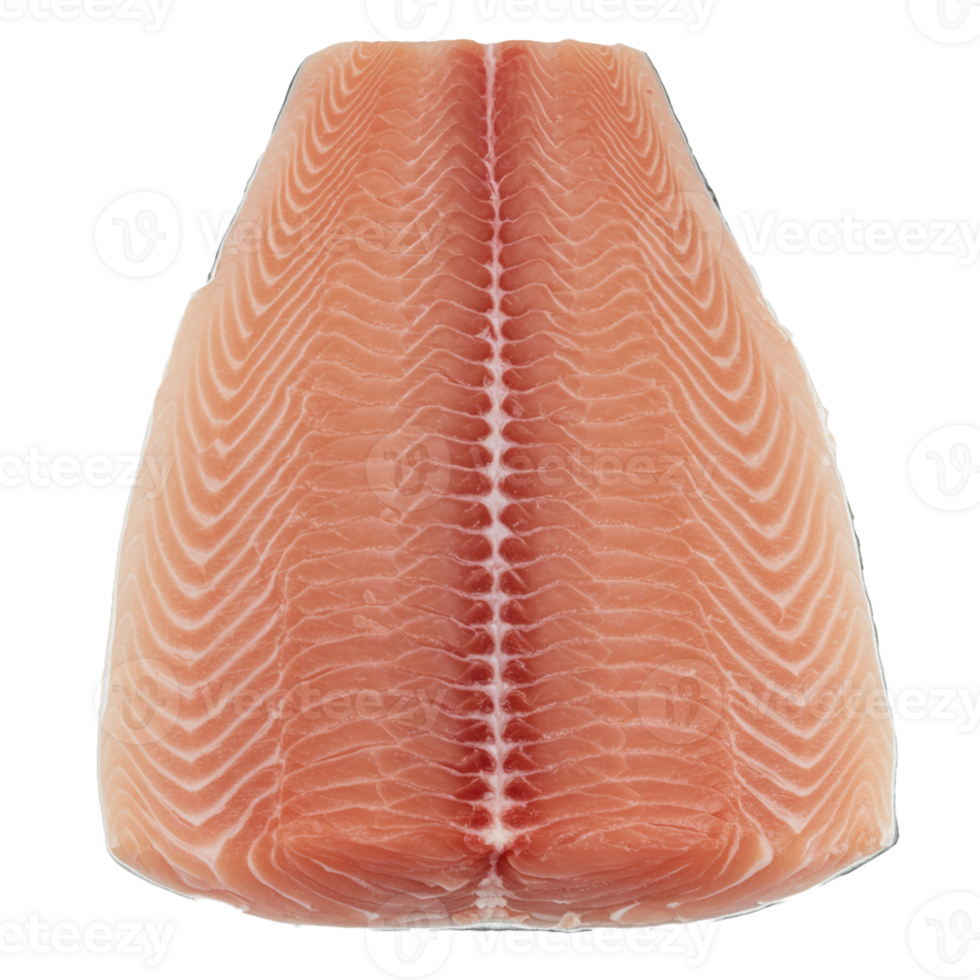 Fresh raw fish fillet available at the fish market for culinary use. png