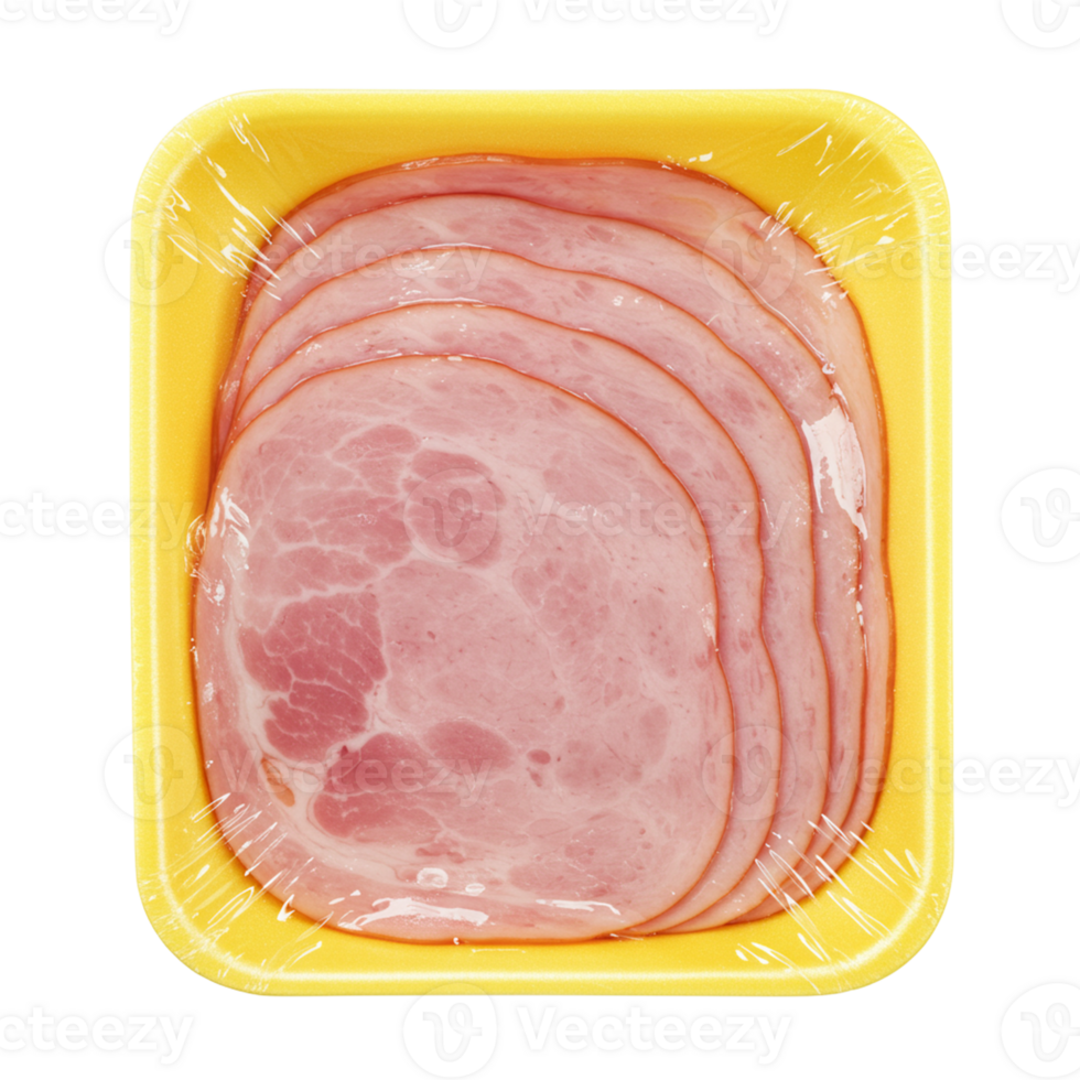 Packaged slices of turkey breast for easy preparation and serving. png
