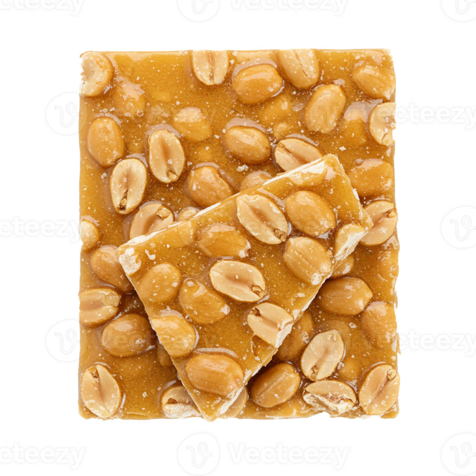 Sweet peanut candy made with condensed milk for a delightful treat. png