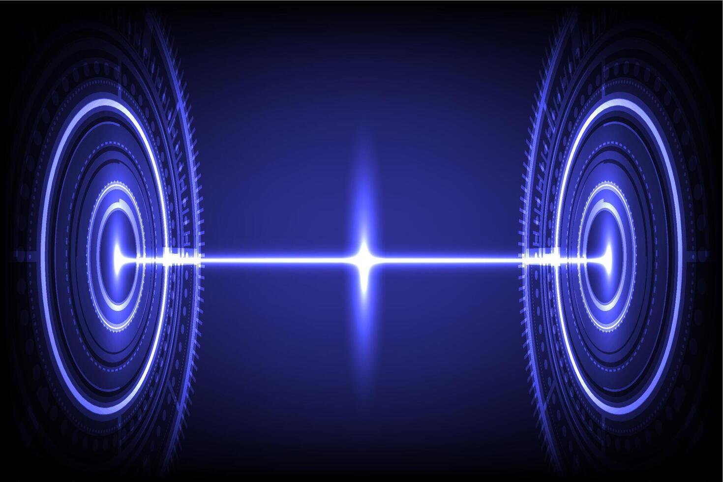 Abstract futuristic technology vision design, innovation future concept background vector