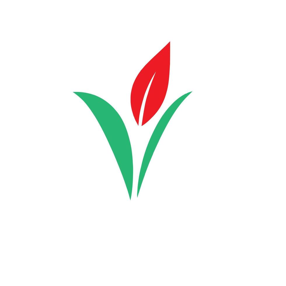 flower Logo Design for Volume Vegan vector