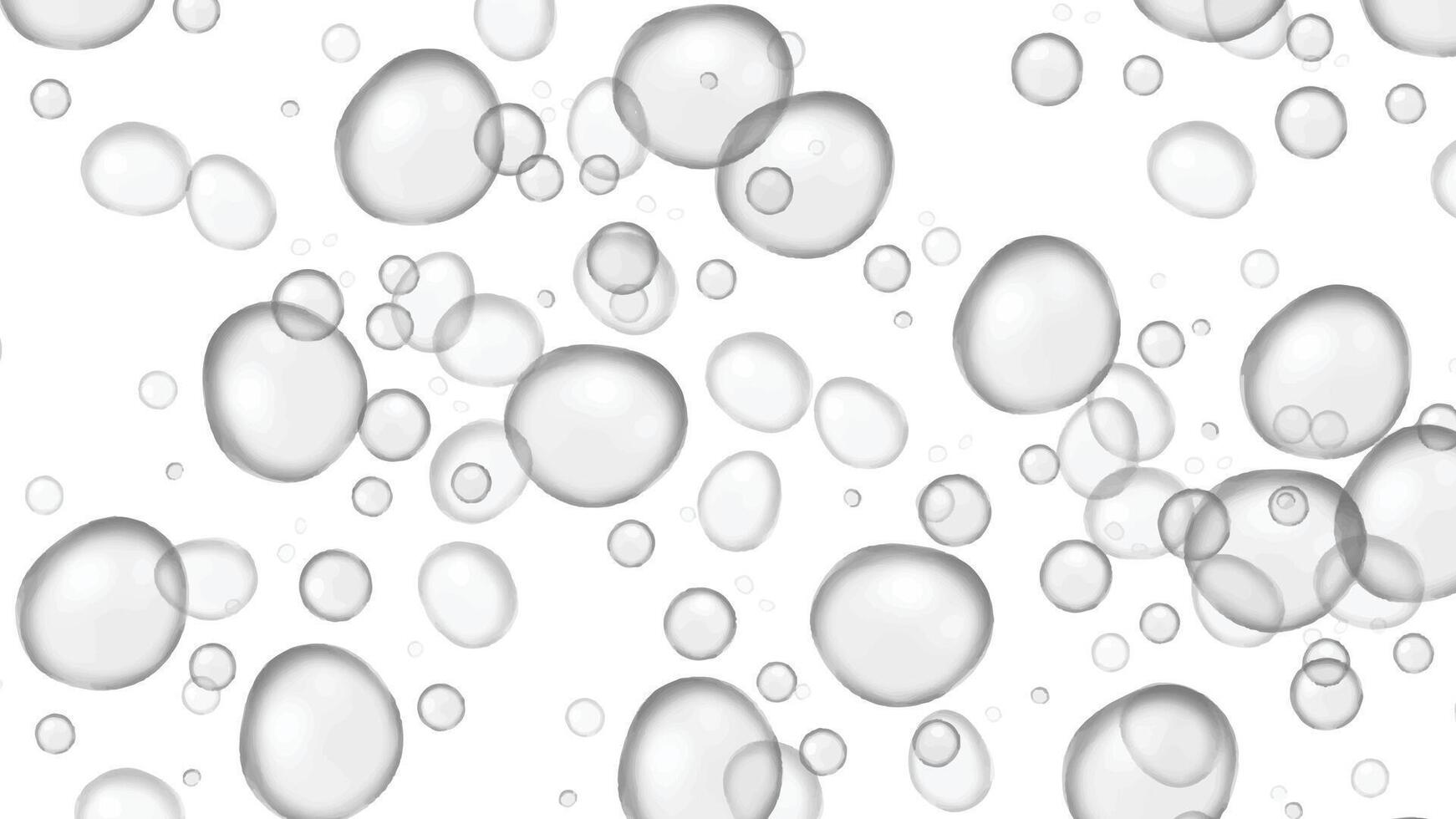 Abstract Background of Gray Bubbles vector