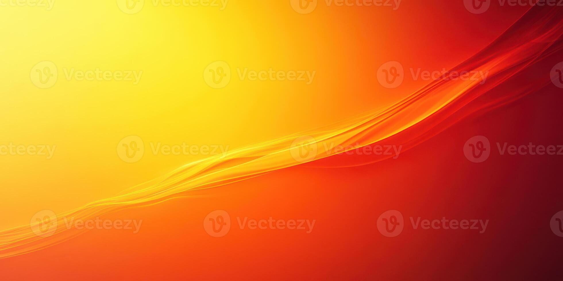 Vibrant waves of orange and yellow blend into an abstract background in a warm and energetic setting photo