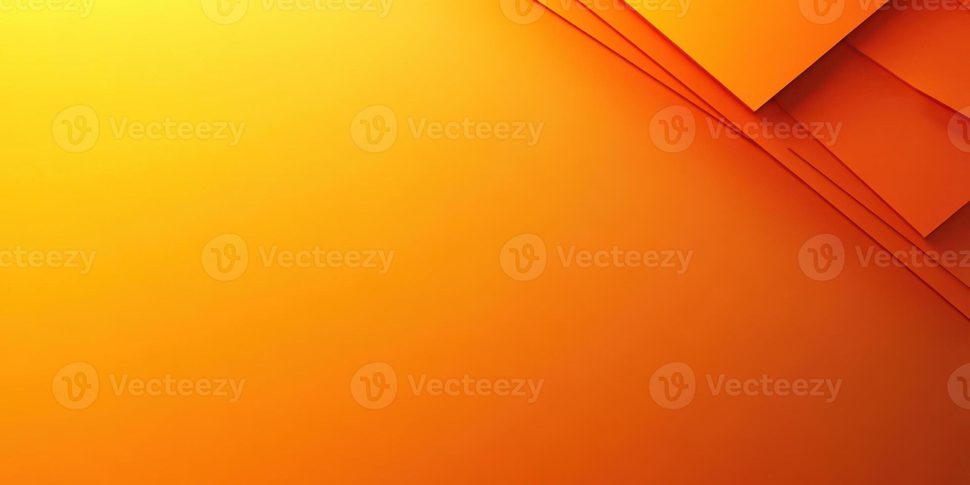Bright orange backdrop with layered paper, ideal for creative projects or design use without distractions photo
