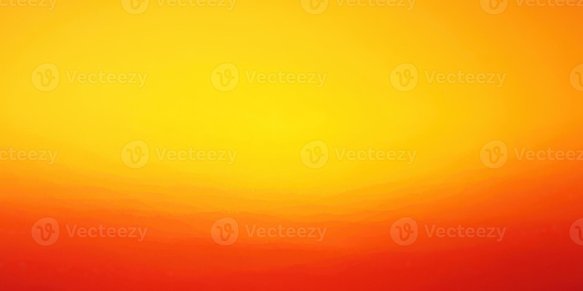 Vibrant sunset with warm hues creating a serene atmosphere over the horizon during evening hours photo