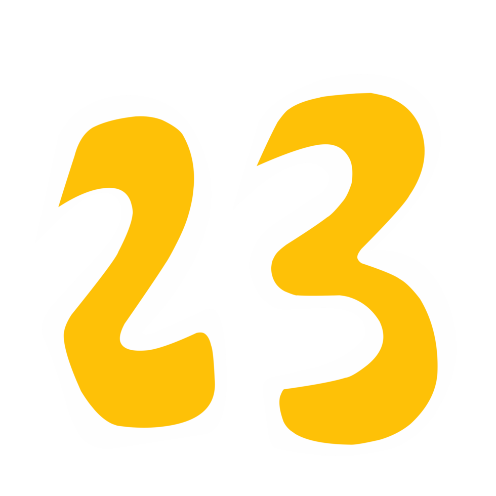 Icon number twenty three png