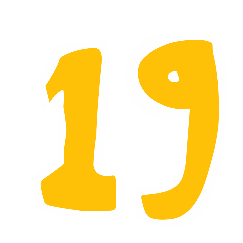 Icon number nineteen png