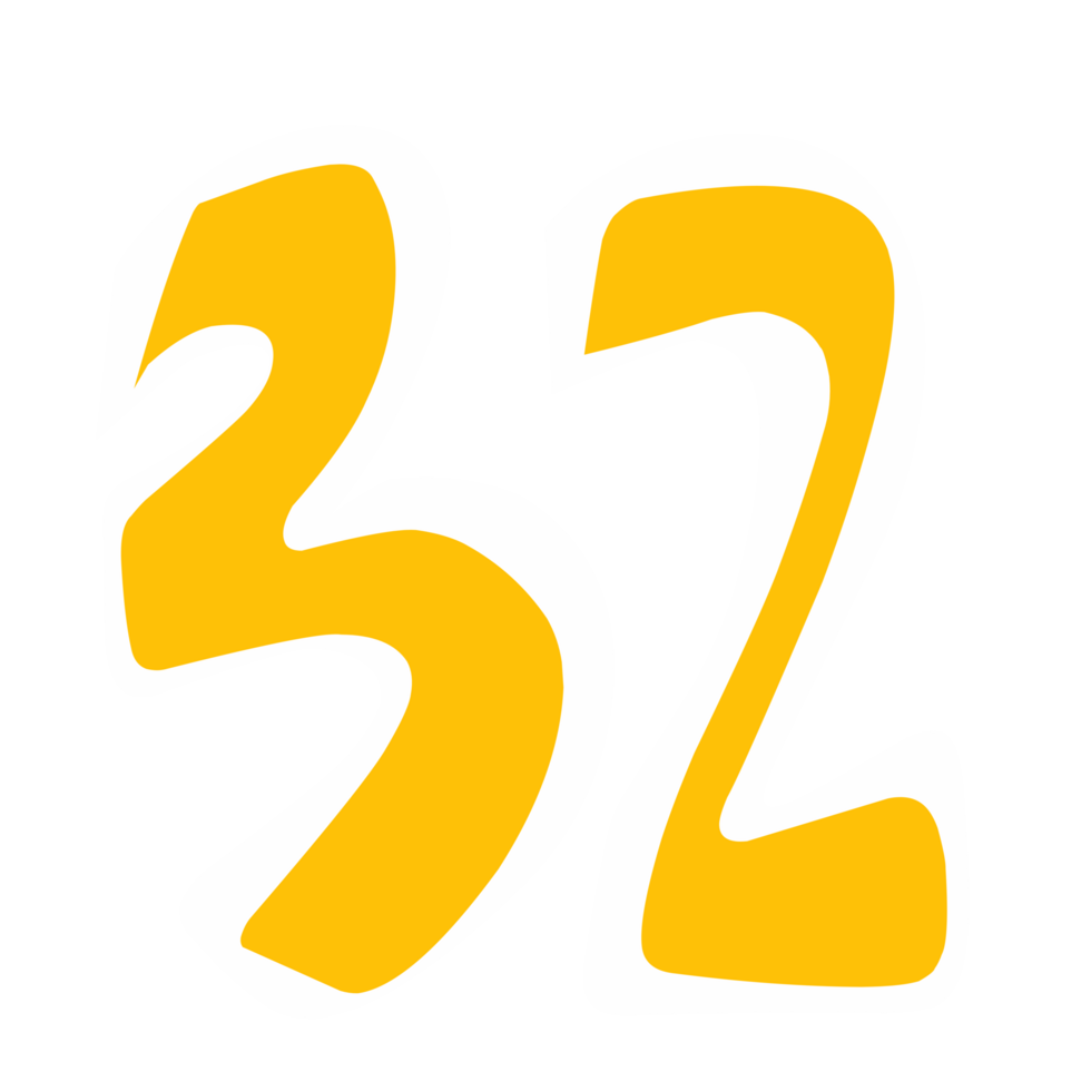Number thirty three icon png