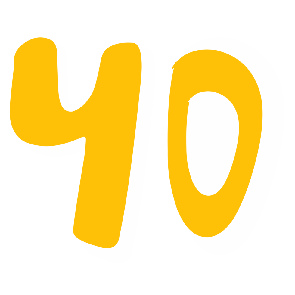 icon number forty png