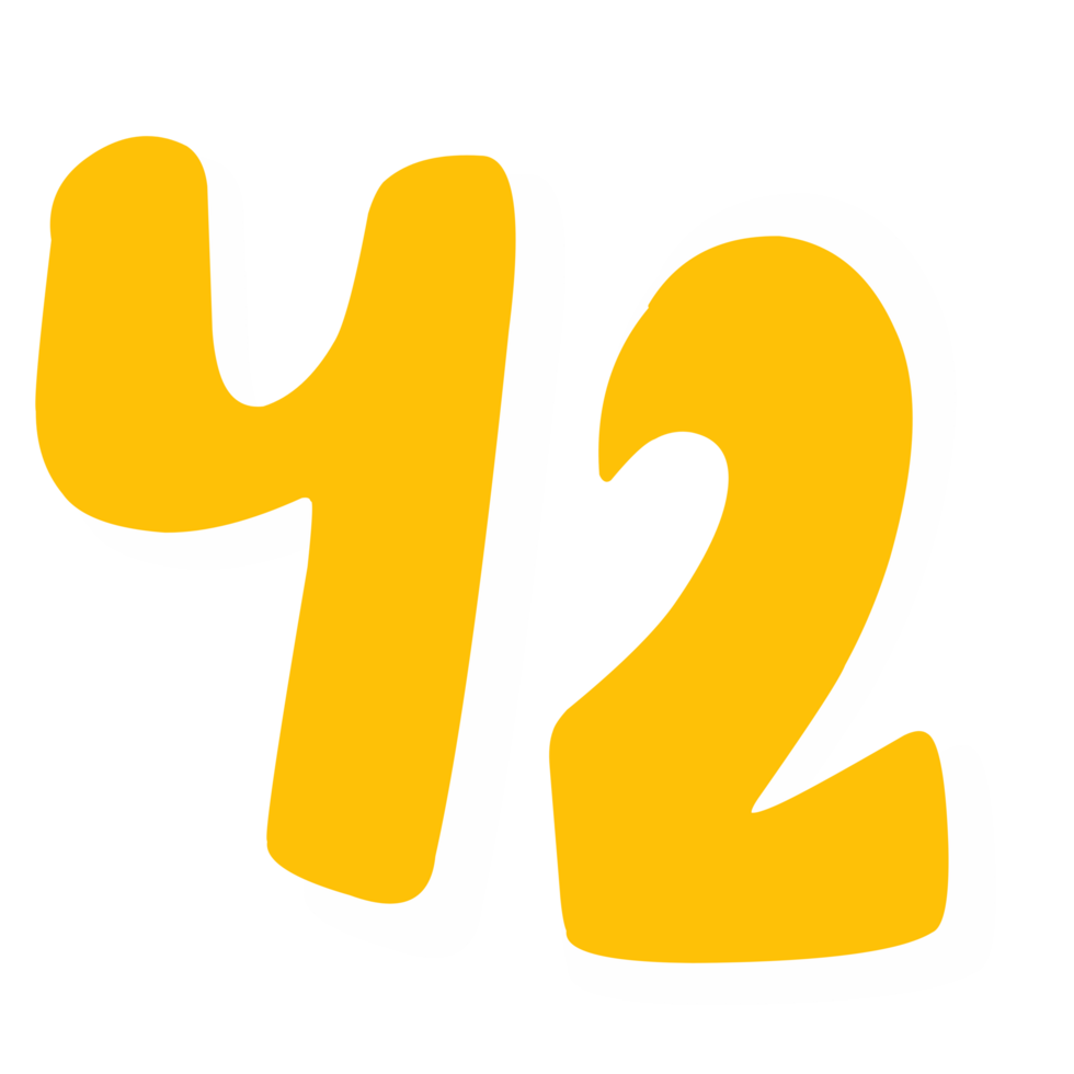 number forty two png