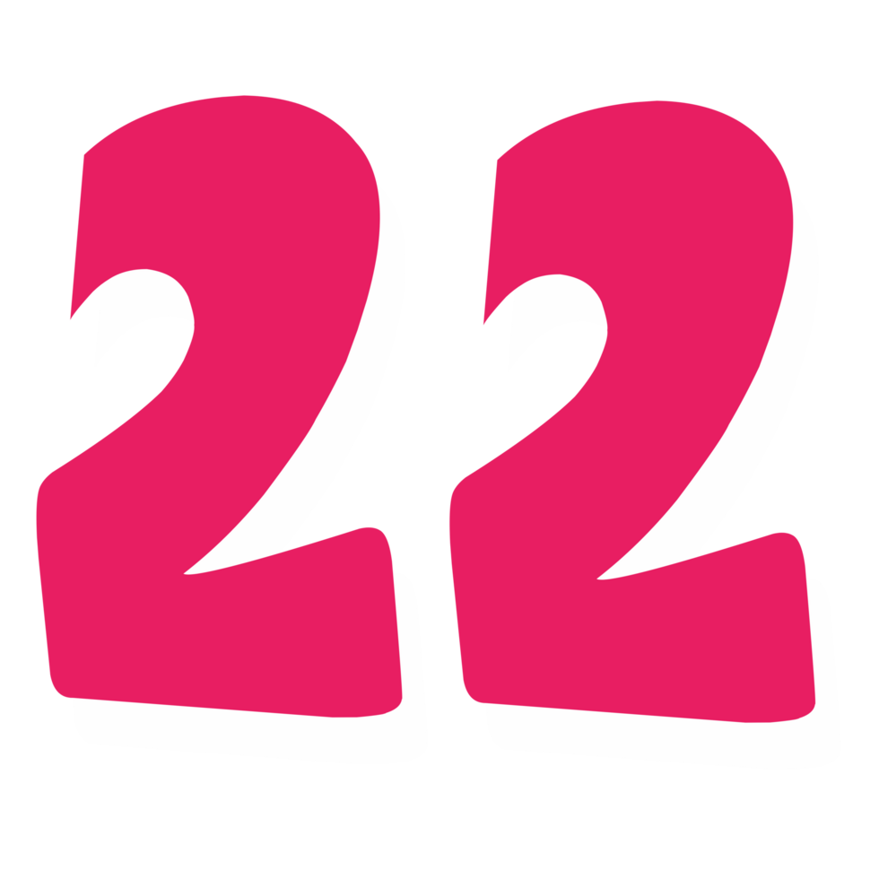 twenty two pink icon png