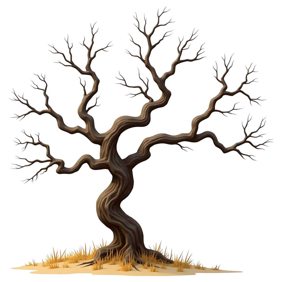 Realistic Bare Tree with Branches Perfect for Wilderness Nature Themes png