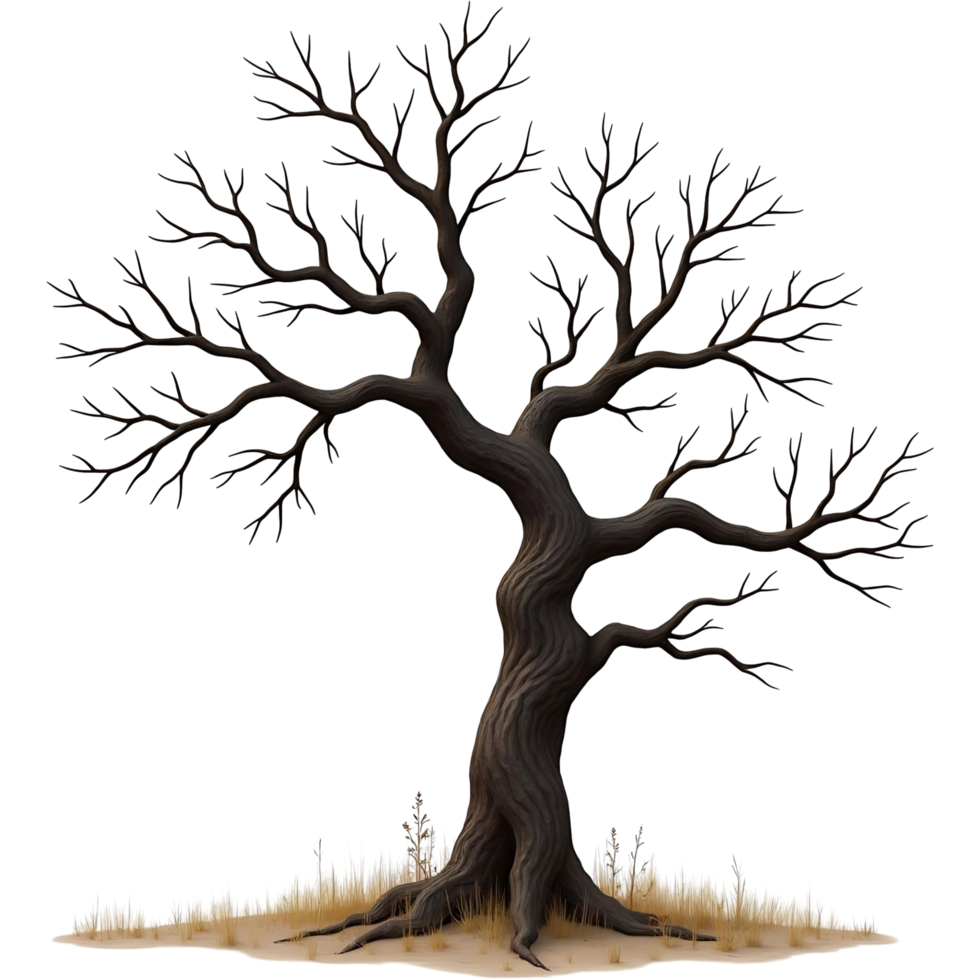 Isolated Dead Tree Unique Artistic Design for Creative Projects png