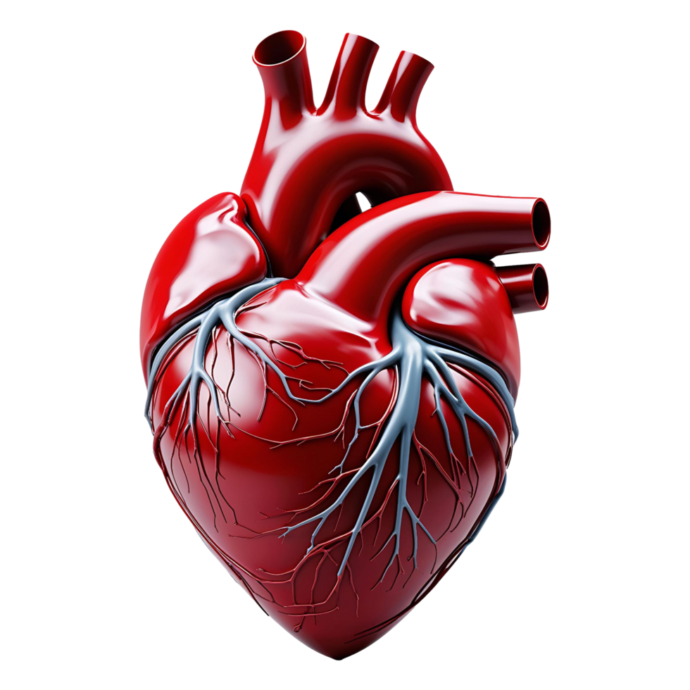 Anatomical Heart Illustration High Quality for Science Medicine png